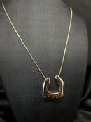 Cordão Longo Com Pingente Orgânico