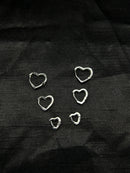 Trio Argola Mini Corações