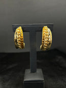 Meia Argola Com Corrente