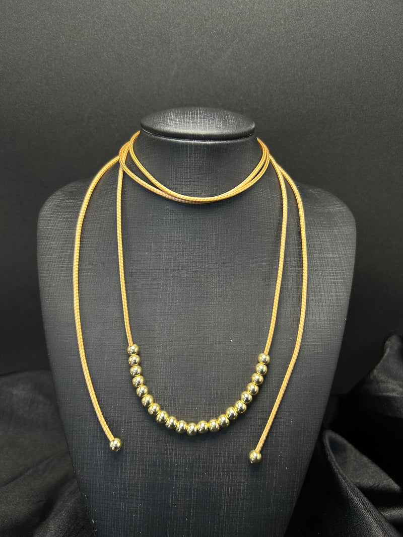 Cordão Courinho Esferas