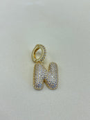 Pingente letra bold glow