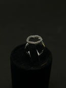 Anel Coração Cravejado