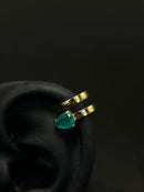 Piercing Fake Duplo Esmeralda