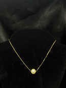 Cordão Pérola Solitário