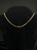 Chocker Grumê Com Coração