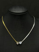 Cordão Fita Duo Coração